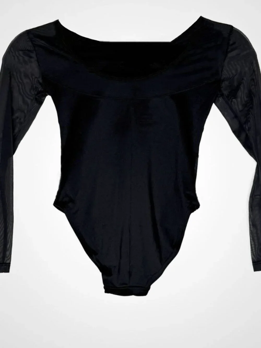 Kids Justice Dance Leotard Girls SMALL 7/8, Long Sleeves Black with Rhinestones